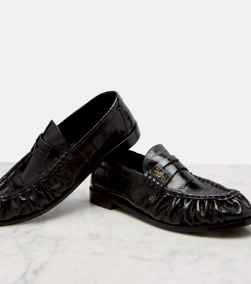 Saint Laurent Patent leather penny loafers