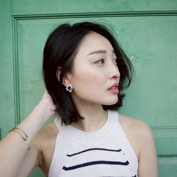 寶石藍經典優雅 耳環