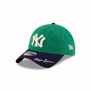 NEW ERA 男女 9TWENTY Ralph Lauren RL H251MLB02 25955 紐約洋基 綠/海軍藍 NE60748920