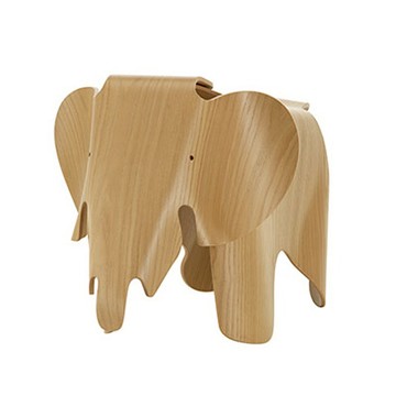 Eames Plywood Elephant 大象藝術擺飾（栗木）