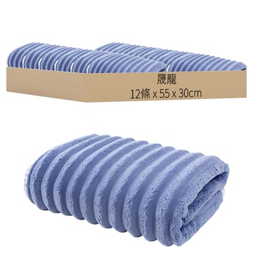 雲朵珊瑚絨加厚抹布 顏色隨機  55 x 30cm  12條