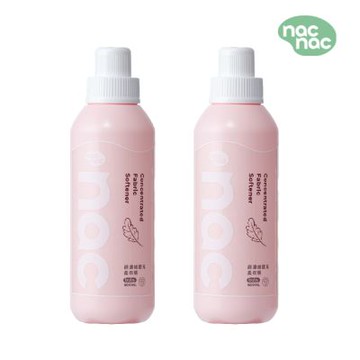 【nac nac】超濃縮嬰兒柔衣精600ml 2入組(花香/衣物柔軟精/嬰兒柔軟精)
