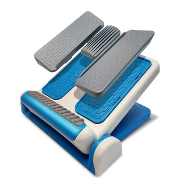 66fit 內外八 3合1 拉筋板 3kg  藍白色  39 x 36 x 6~25cm