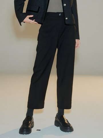 Signature Slim Straight Pants _Black