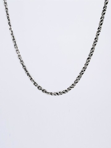 Half & Half Chain Necklace