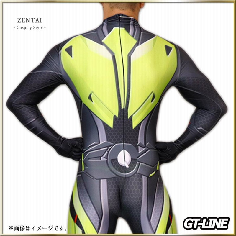 Zentai ブラックライダー ファスナー付き ヒーロー 黒 全身 Zentai ブラックライダー ファスナー付き ヒーロー 黒 全身