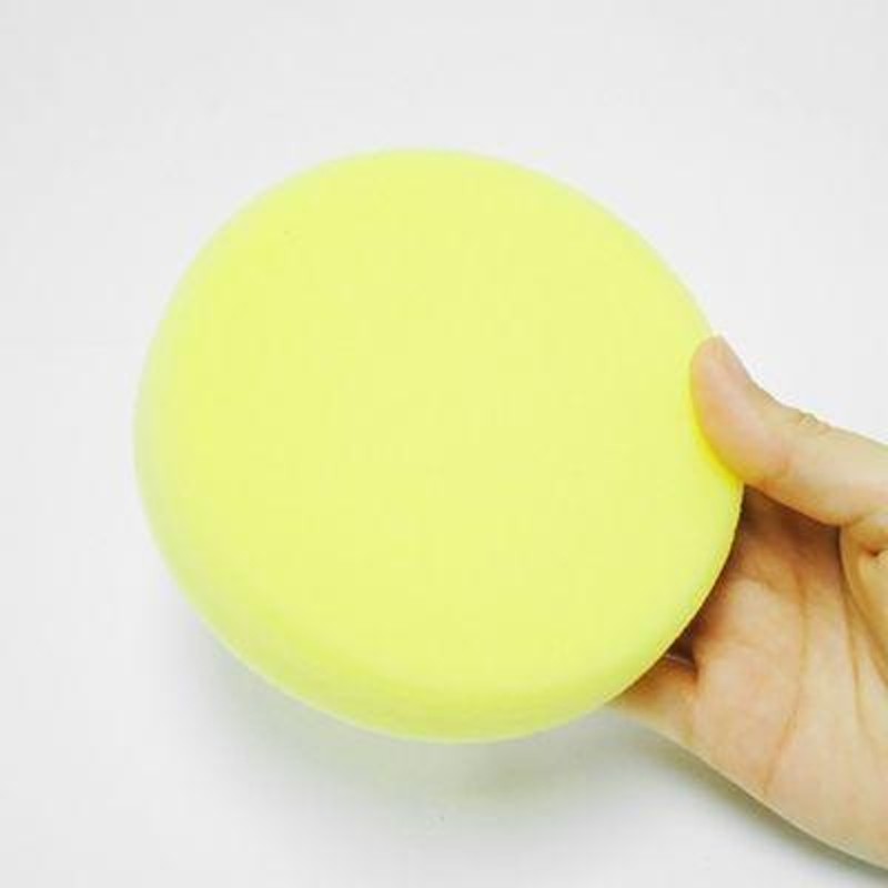 5枚セット スポンジバフ  厚み 50mm 電動ポリッシャー マジックテープ式 ポリッシャ 掃除 クリーナ ワックスがけ 洗車