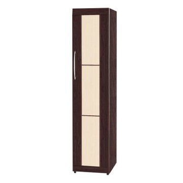 文創集-南亞塑鋼     艾格  南亞塑鋼1.5尺單開門衣櫃/收納櫃-44.4x59.5x196cm免組