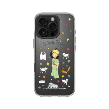 iPhone 16 Pro Clear Case（相機按鈕） 透明 - Le Petit Prince 小王子 - 小王子與朋友們 - 插畫圖鑑