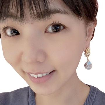 【Emmas愛馬飾】手工訂製天然巴洛克珍珠 8字扭結耳環一對