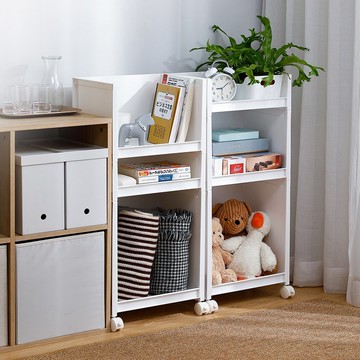 日本天馬 MONO純白系層疊式置物收納架-大中小三件組