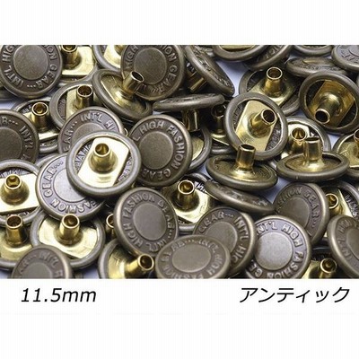 【大袋】デザインホック 小 Fashion Gear アンティック φ11.5mm 100ヶ【メール便対応】  レザークラフト金具
