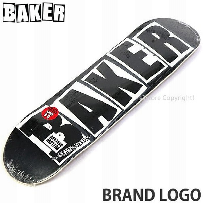 ベイカー ブランド ロゴ Baker Brand Logo スケートボード スケボー デッキ 板 初心者 Skateboard カラー Black White サイズ 8 125 31 25 通販 Lineポイント最大0 5 Get Lineショッピング
