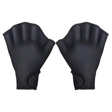 [2美國直購] TAGVO 游泳蹼狀手套 Aquatic Gloves for Helping Upper Body Resistance 黑 S/M/L