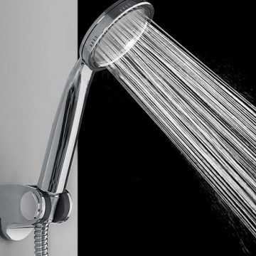 太空鋁超輕薄按摩蓮蓬頭-水柱按摩效果