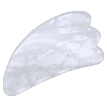 advance jewel 寶峻晶石館 白水晶刮痧片  1個  白色