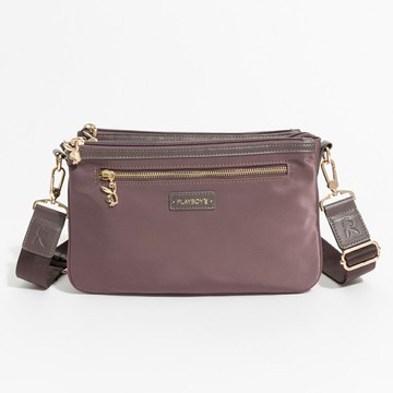 PLAYBOY - 斜背包  My Way系列 - 紫色