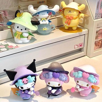 ✨臺灣出貨✨爆款魔法物語盲盒庫洛米美樂蒂手辦公仔玩偶桌面擺件女生日禮物