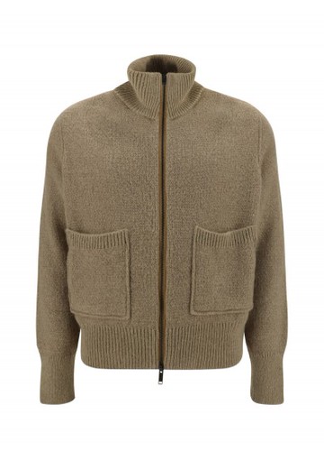 Sun House - Leo Cardigan - Mens - Brown