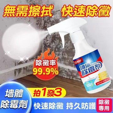 隔日達🚀牆體除霉劑 萬用除霉噴霧 深層分解 不傷材質 墻壁墻紙墻布快速除黴 廚房除黴劑 去霉劑 防霉去霉斑黴菌磁磚地板
