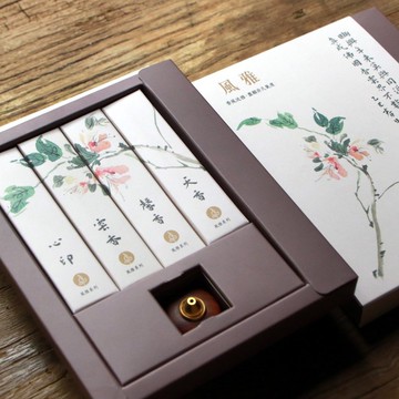 風雅 水墨線香禮盒(附香插) 高端線香禮盒 沉香 長輩送禮 長官