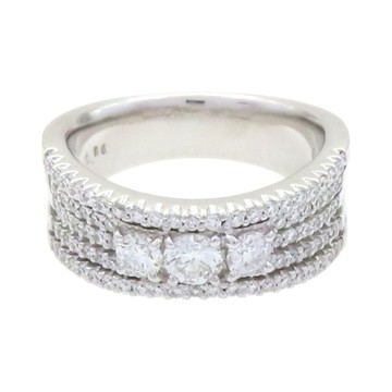 JEWELRY 無品牌珠寶 18K白金 鑽石 戒指 【二手名牌BRAND OFF】