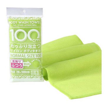 日本製 AISEN 尼龍洗澡巾 (28x100cm)