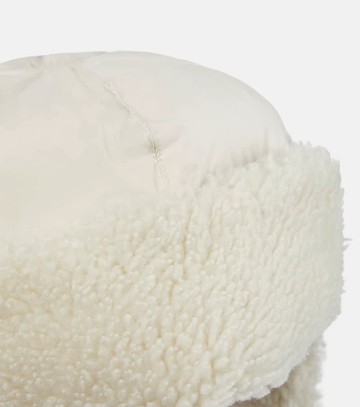 Yves Salomon Shearling-trimmed down hat