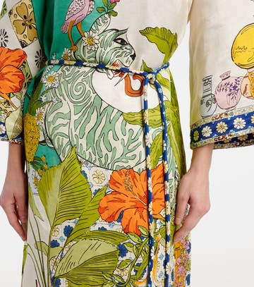 Alémais Hazel printed cotton and silk maxi dress