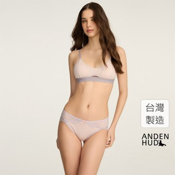 Anden Hud Perfectly蕾絲中腰三角內褲 (紫橘)-多尺寸可選