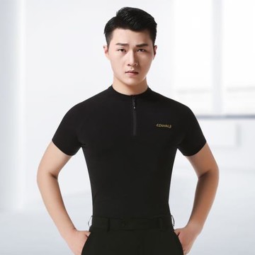 丹寶羅舞蹈練功服交誼舞上衣成人跳舞服裝男摩登舞服男士拉丁舞服