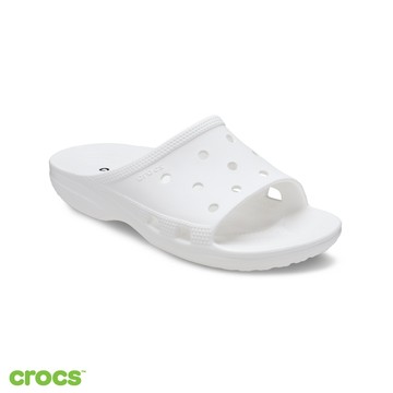 Crocs 卡駱馳 (男鞋) 假日男款涼拖-白色-213298-100