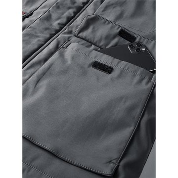 吉普JEEP棉衣男加絨加厚中老年寬松大碼冬季保暖東北防寒爸爸棉襖