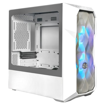 COOLER MASTER 酷碼 MasterBox TD300 Mesh 玻璃側板 電腦機殼  M-ATX  白色  1個