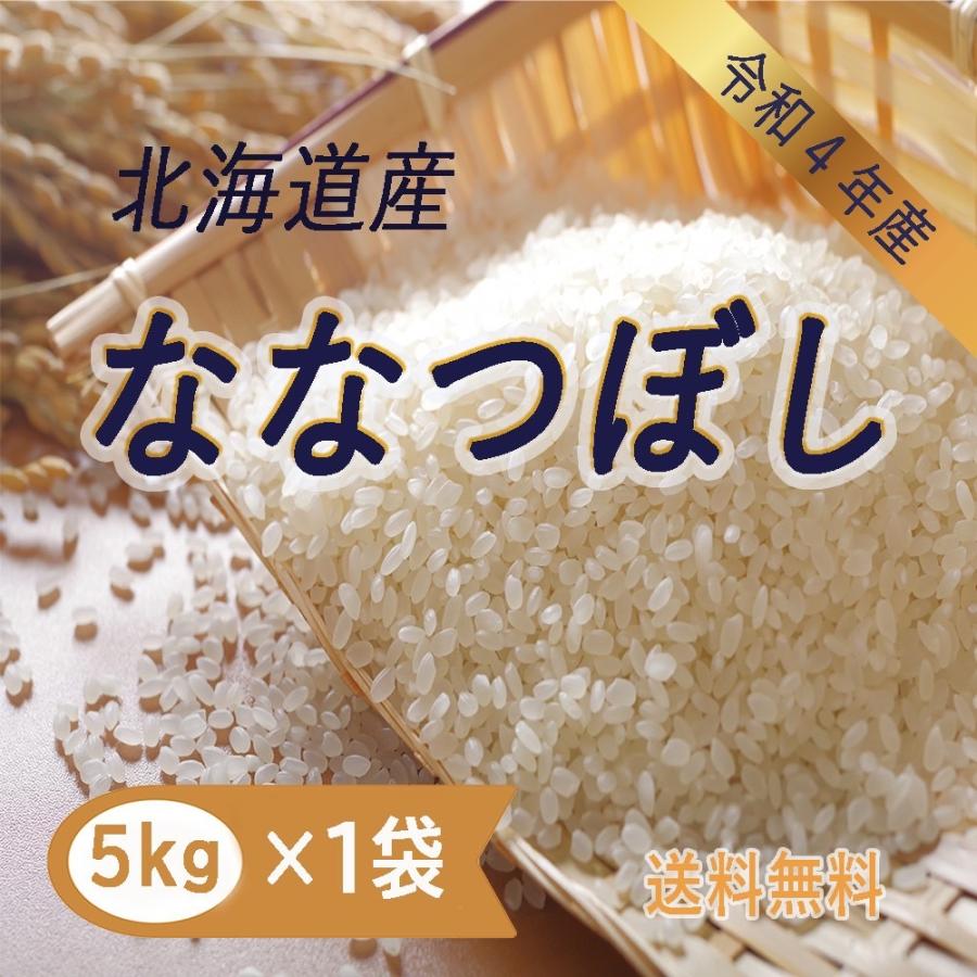 ななつぼし 5kg 令和4年産 北海道産 米 お米 白米 おこめ 精米 単一原料米 ブランド米 5キロ 送料無料 国内産 国産