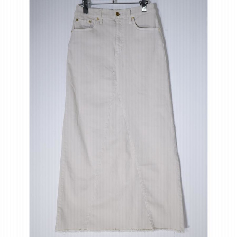 GOOD GRIEF! A Line Fringe Hem Skirt