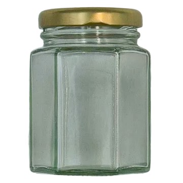 KitchenCraft Home Made六角旋蓋密封罐 110ml 耐熱100度C  1個