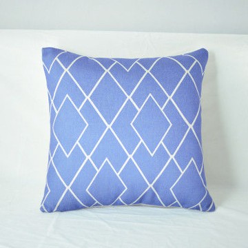 【協貿】簡約棉麻幾何抽象印花C款方形抱枕含芯