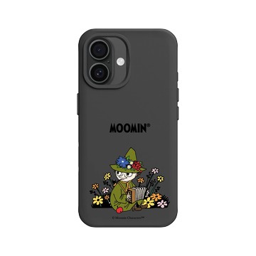iPhone 16 SolidX 黑 - Moomin - 史力奇Snufkin