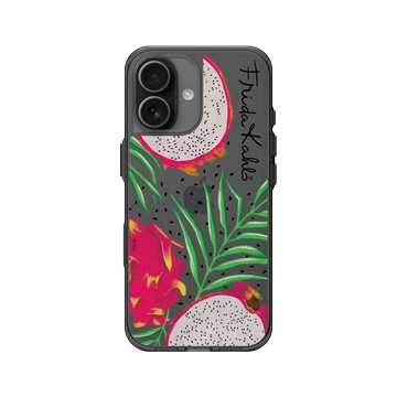 iPhone 17 Clear (相機按鈕) 酷墨灰 - Frida Kahlo - 火龍果