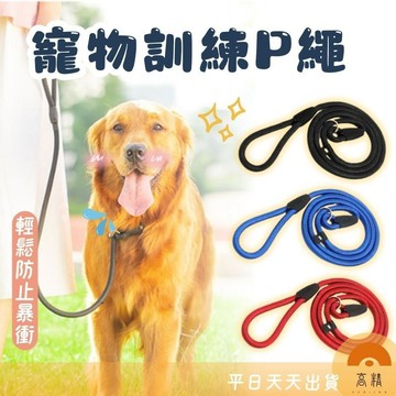 寵物訓練P繩 牽引繩 狗狗牽引繩 寵物外出 寵物訓練繩 寵物牽引繩 寵物牽繩