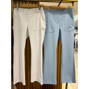 外貿原單高端高爾夫服裝兔耳朵家初秋新款女士長褲喇叭褲時尚百搭