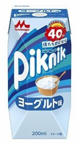 森永 ピクニック ヨーグルト味 200ml [紙パック 飲料 ドリンク 飲み物 常温保存]×24本