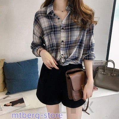 高校生 10代 代 韓国 ファッション シャツ 春 夏 秋 レディース トップス 春アウターロング丈 長袖 通販 Lineポイント最大get Lineショッピング