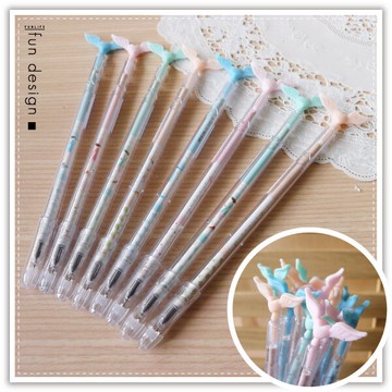 A2284日韓系愛心翅膀原子筆 0.38水性原子筆 極細原子筆 細桿原子筆 翅膀摘下可當防塵塞唷~