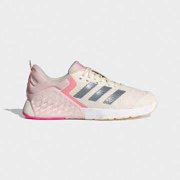 adidas 愛迪達 訓練鞋 女鞋 運動鞋 DROPSET 3 TRAINER W 奶茶粉 ID8635