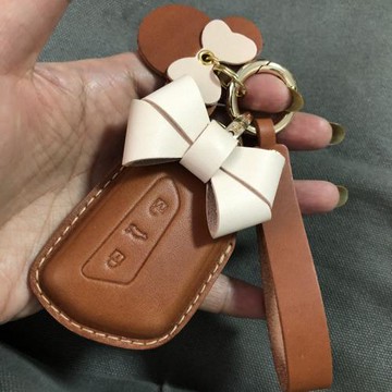 適用大眾高爾夫8車鑰匙套 ID6X 攬鏡 新途昂鑰匙殼真皮ID4X CROZZ