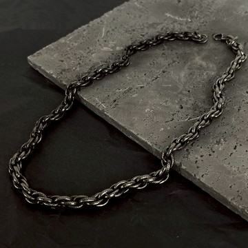 快速出貨▾附電子發票 新款黑色蛇紋麻花鍊 蛇骨鍊 掛鍊 粗鍊 頸鍊 鎖骨鍊 簡約 百搭 嘻哈 街頭潮流 麻花鍊 金屬鍊