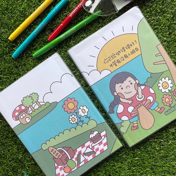 童話故事無時效手帳(附月份貼紙)