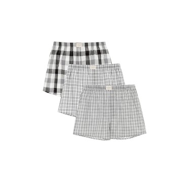 GIORDANO 男裝 寬鬆四角褲 內褲 (三件裝)